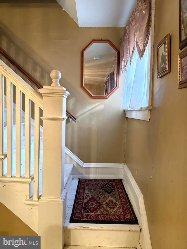 view of staircase