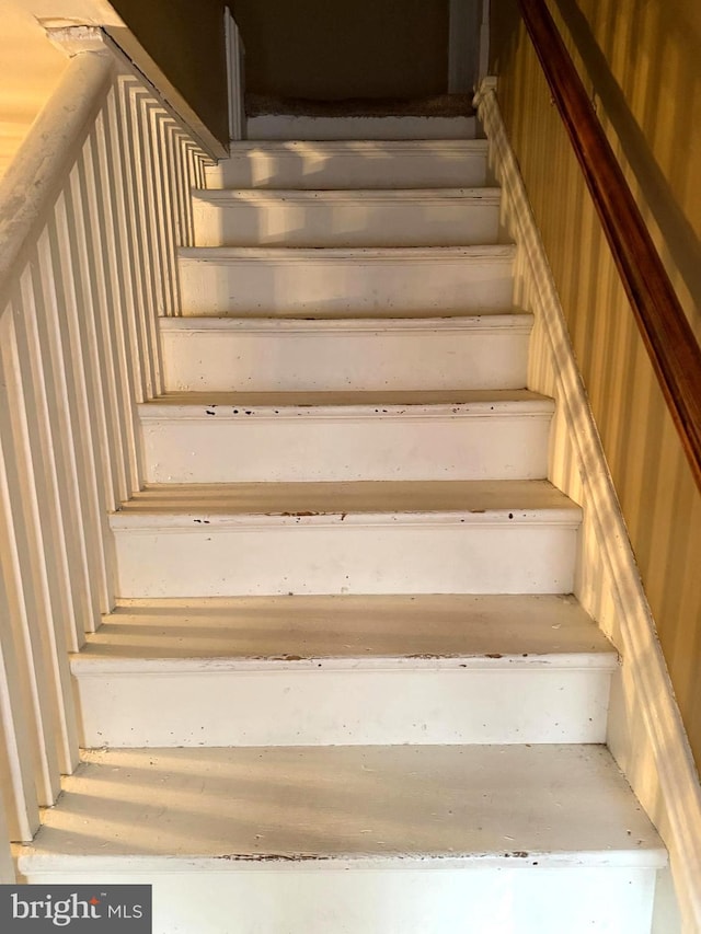 view of stairs