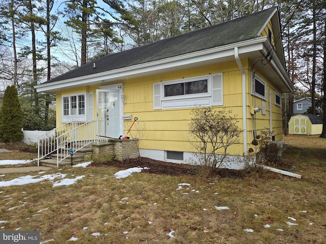 view of front of property