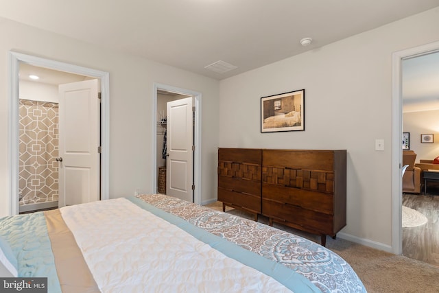 bedroom featuring carpet flooring