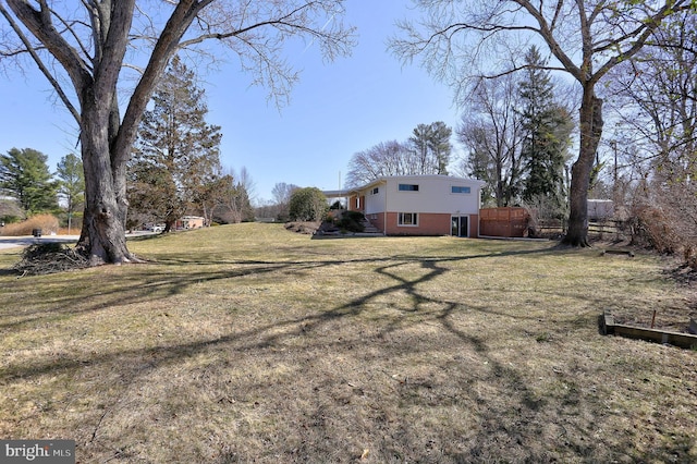 view of yard