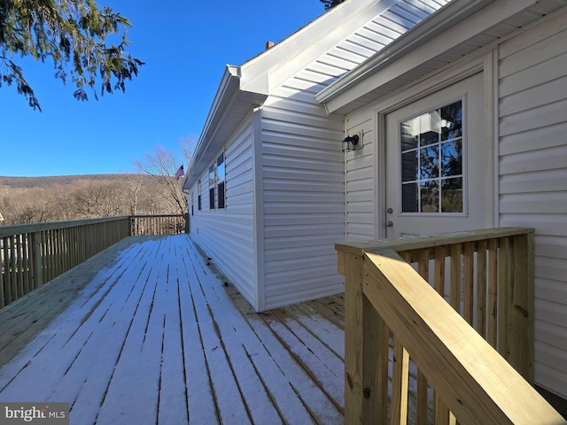 view of deck