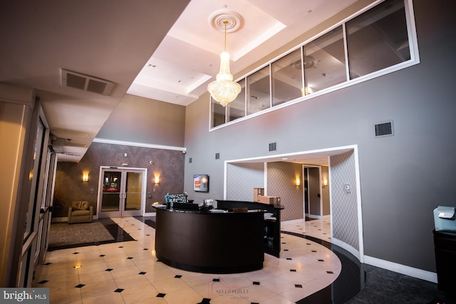 welcome area with visible vents