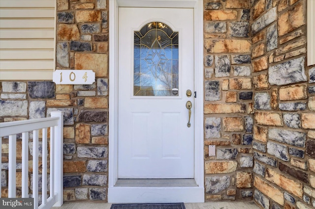 view of entrance to property