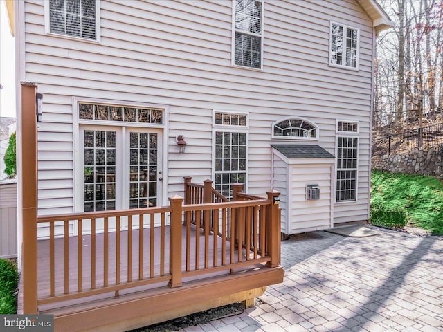 deck featuring a patio