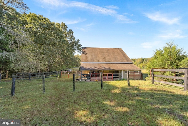 9801 Alydar Ct, Nokesville, VA 20181 - view of yard with an outbuilding and an exterior structure