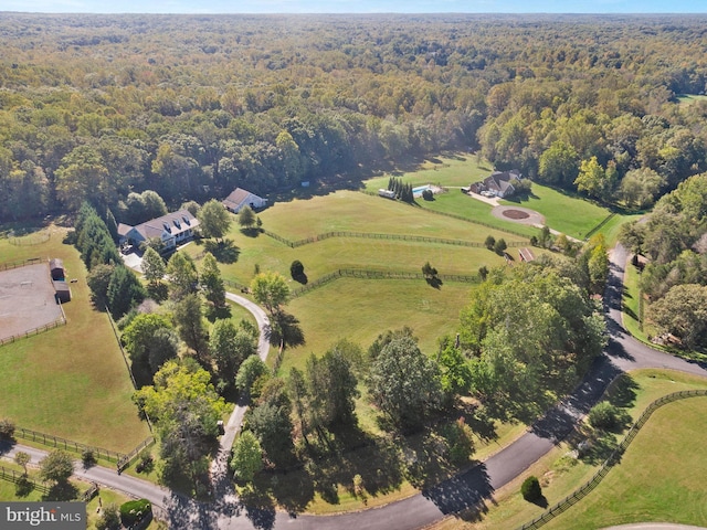 9801 Alydar Ct, Nokesville, VA 20181 - drone / aerial view with a view of trees