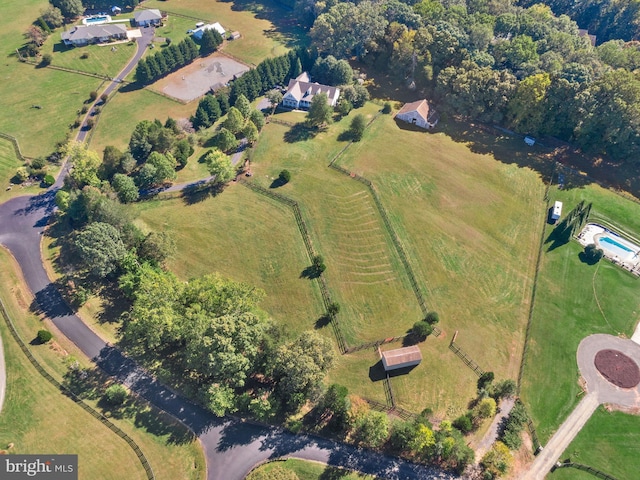 9801 Alydar Ct, Nokesville, VA 20181 - birds eye view of property with a rural view
