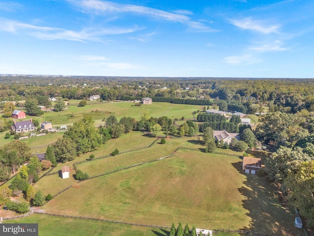 9801 Alydar Ct, Nokesville, VA 20181 - birds eye view of property featuring a rural view