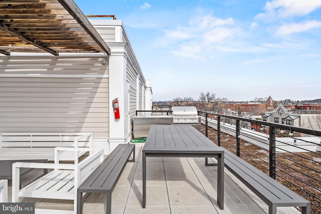 balcony with grilling area