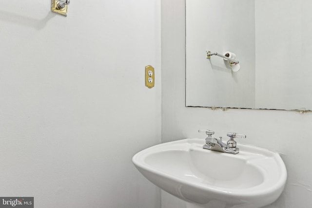 bathroom with a sink