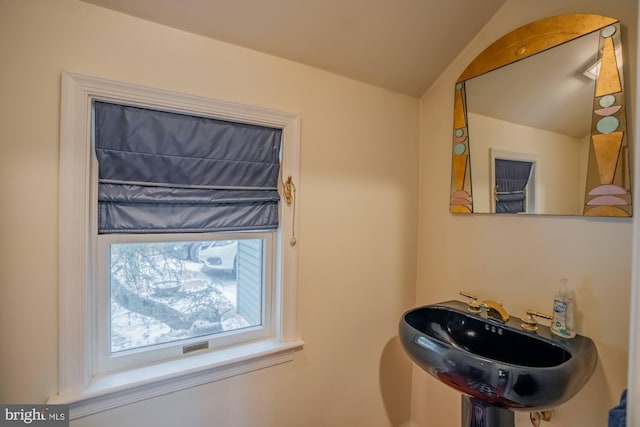 bathroom with a sink