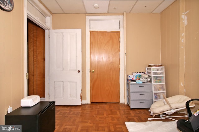 15 N 10th St, Lebanon, PA 17046 - interior space featuring a paneled ceiling and wooden walls