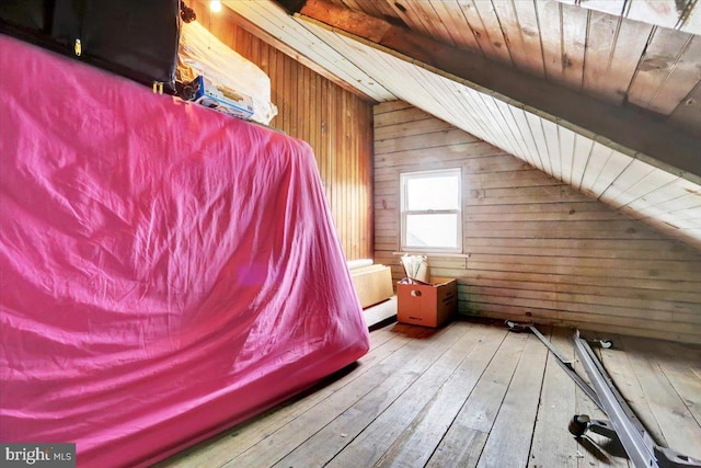 view of attic