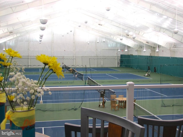 view of tennis court