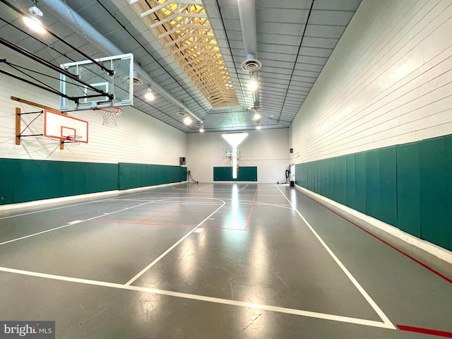 view of sport court