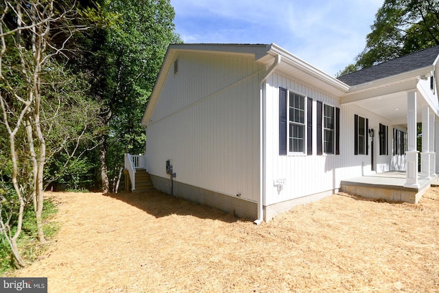 view of side of home