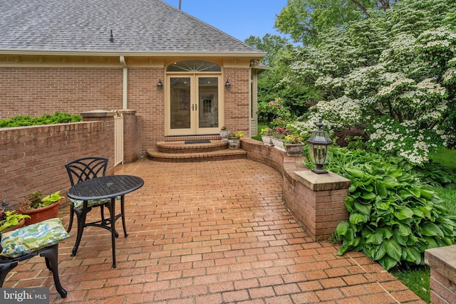 10928 Woodland Falls Dr, Great Falls, VA 22066 - view of patio with french doors