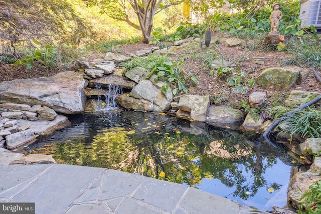 10928 Woodland Falls Dr, Great Falls, VA 22066 - exterior view of a garden pond