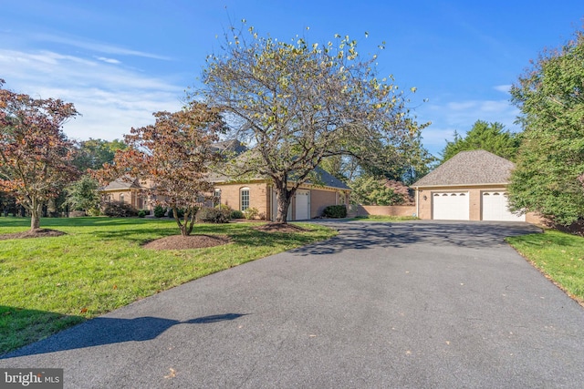 10928 Woodland Falls Dr, Great Falls, VA 22066 - view of front of home with a front yard and a garage