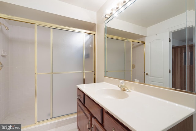 10928 Woodland Falls Dr, Great Falls, VA 22066 - bathroom with a stall shower and vanity