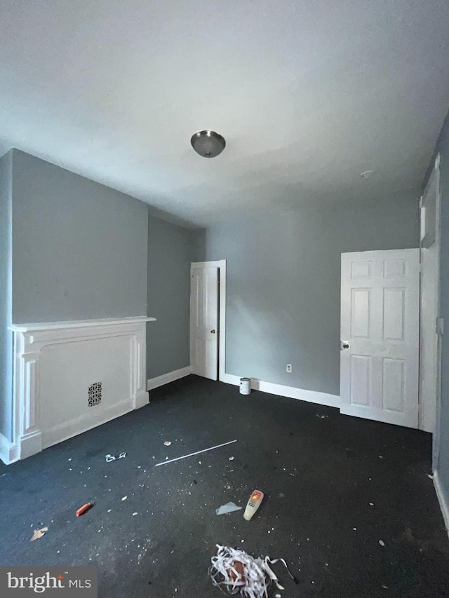 view of unfurnished living room