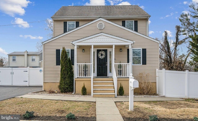 view of front of home