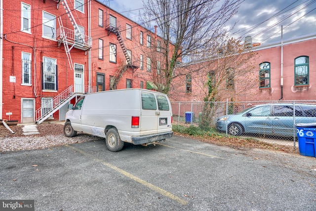 view of car parking