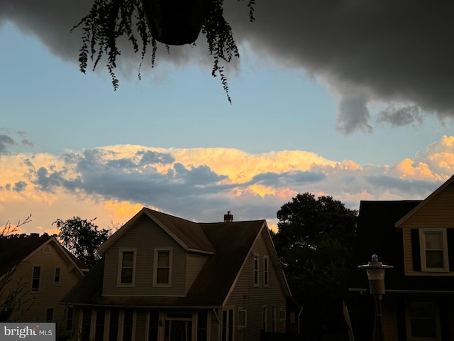 2902 Shirey Ave, Baltimore, MD 21214 - view of front of property with a chimney