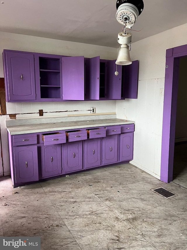 kitchen featuring decorative light fixtures