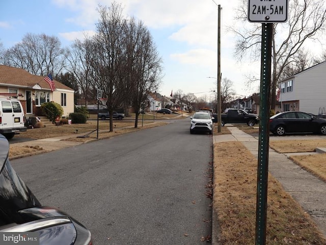 view of street