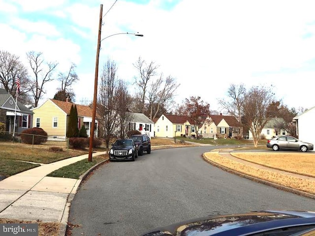 view of road