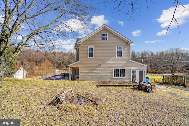 view of back of property