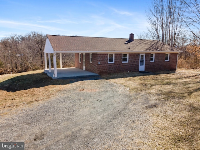 view of back of property