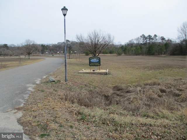 view of road