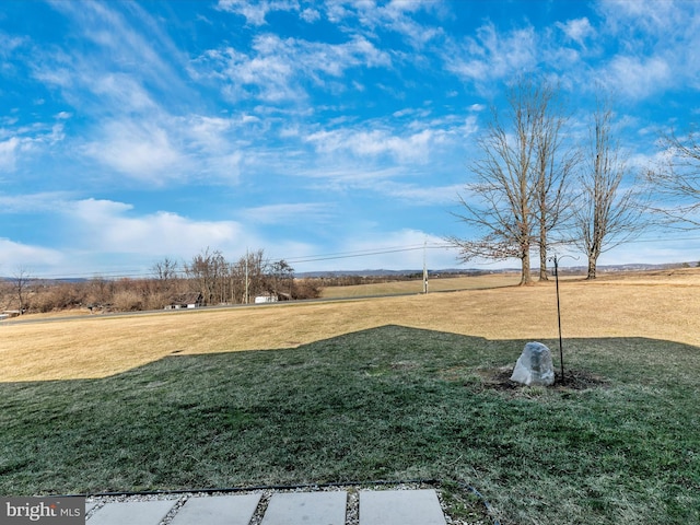 exterior space with a lawn