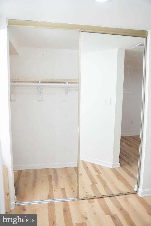 view of closet