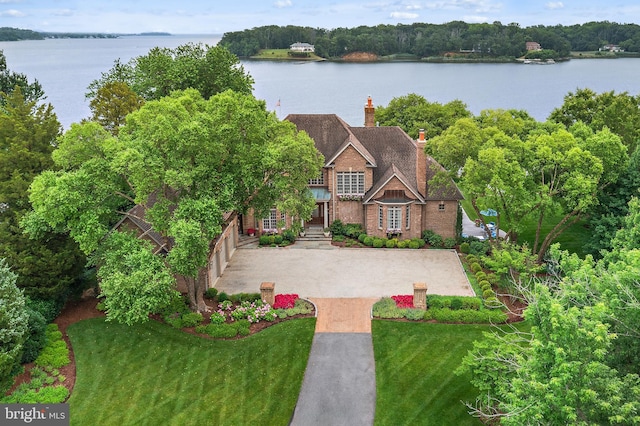 1556 Widows Mite Rd, Edgewater, MD 21037 - aerial view of property and surrounding area featuring a large body of water
