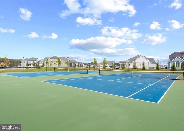 32241 Ivory Gull Way, Millsboro, DE 19966 - view of tennis court with a residential view and fence
