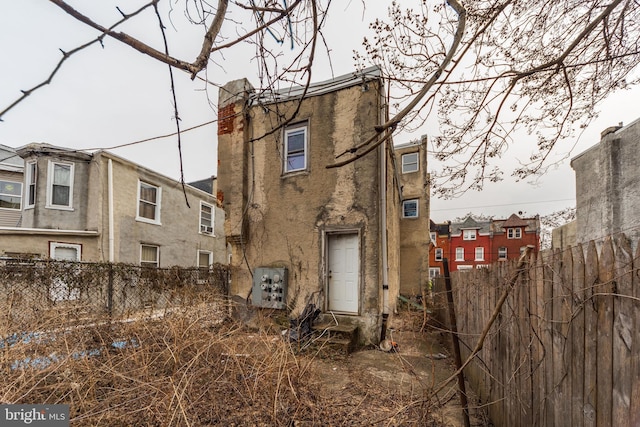 view of rear view of property