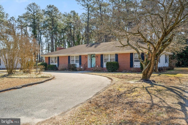 view of ranch-style house