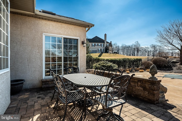 view of patio / terrace with outdoor dining space