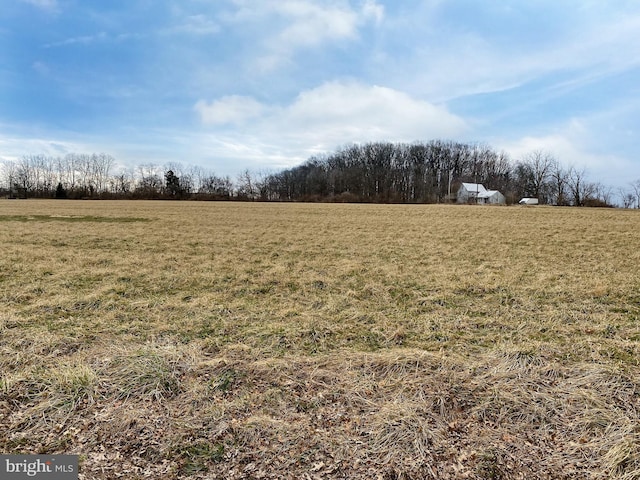 view of landscape with a rural view