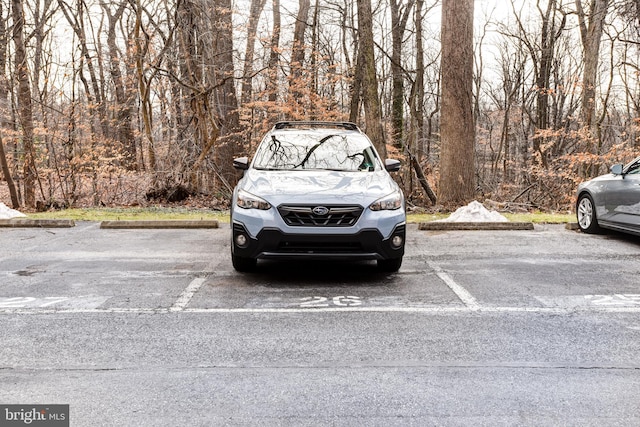 view of uncovered parking lot