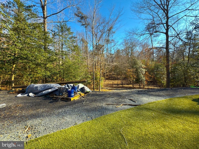 view of vehicle parking