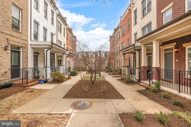 view of community with a residential view