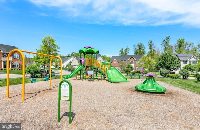 view of communal playground