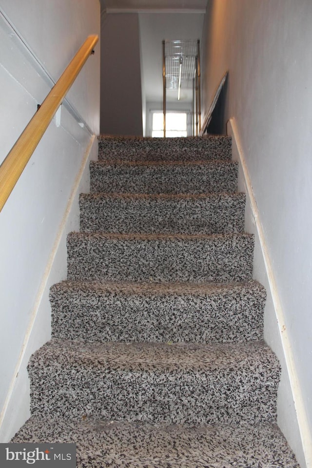 view of stairs