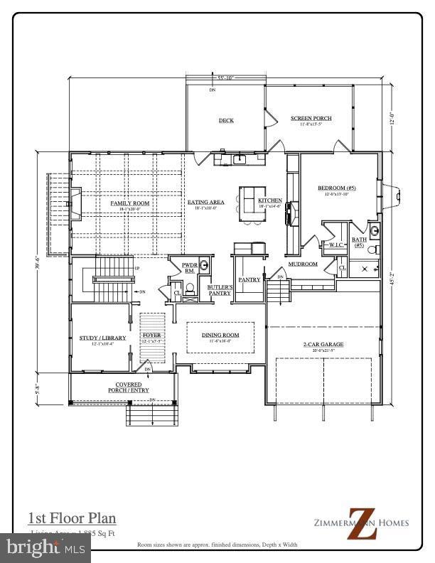 6807 Williamsburg Blvd, Arlington, VA 22213 - property floor plan