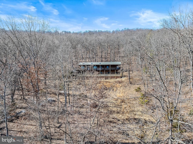 606 Rocky Branch Rd, Baker, WV 26801 - aerial view with a forest view